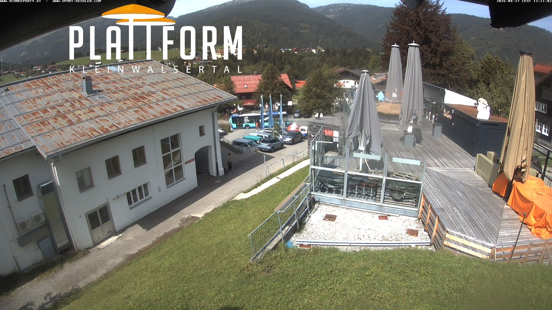 Traffic Cam Gemeinde Mittelberg: Kleinwalsertal - Schirmbar