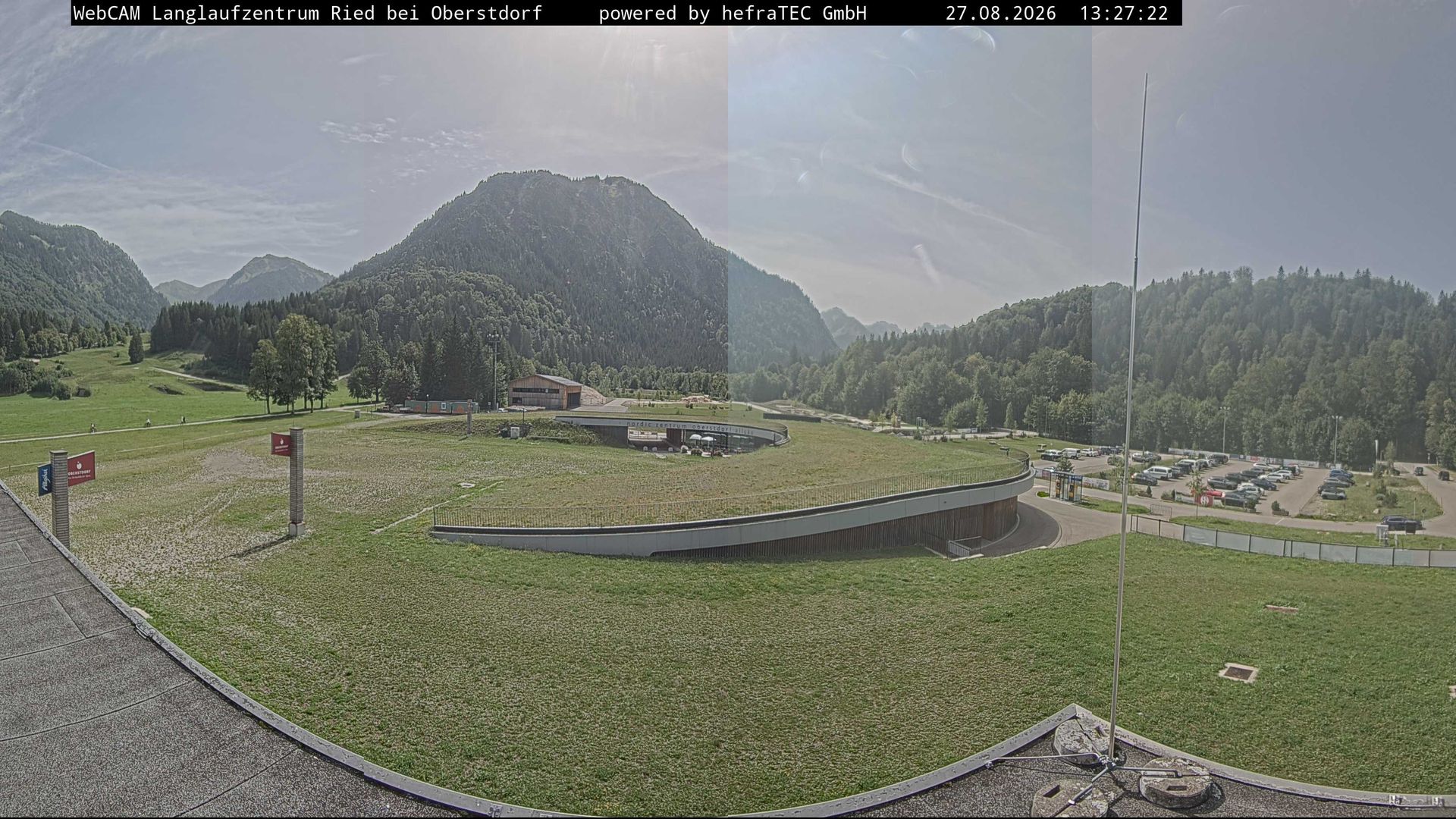 Traffic Cam Oberstdorf: Langlaufstadium - WM-Langlaufarena Ried