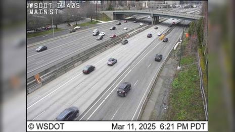 Traffic Cam Bellevue: I-405 at MP 13.3: Main St