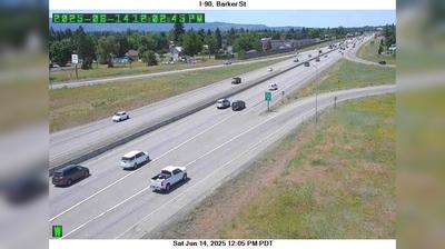 Liberty Lake I-90: Barker Rd Scenic Traffic