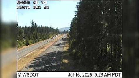 Maple Valley: SR 18 at MP 145: 206th Ave SE Webcam
