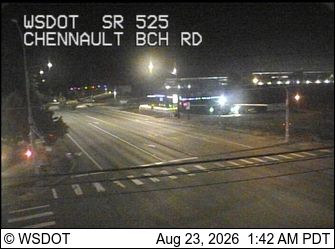 Traffic Cam Mukilteo: SR 525 at MP 4.8: Chennault Bch Rd