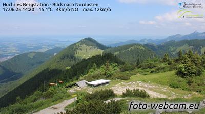 Hilgen: Hochries Bergstation - Blick nach Nordosten