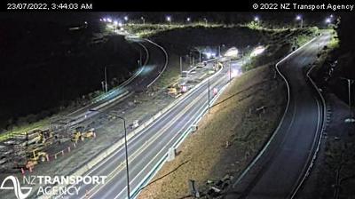 Current or last view from Upper Waiwera › North: SH1 Johnstones Hill Tunnels