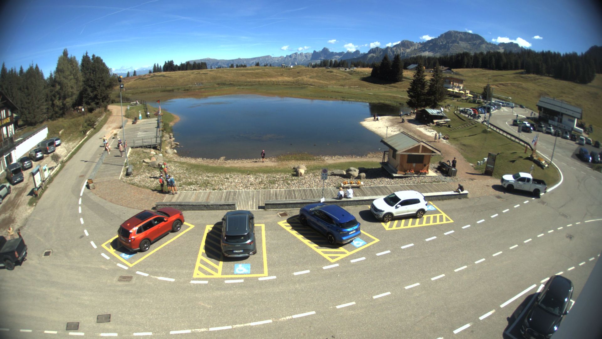 Traffic Cam Ville di Fiemme › North-West: Corno Bianco