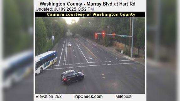 Traffic Cam Beaverton: Washington County - Murray Blvd at Hart Rd