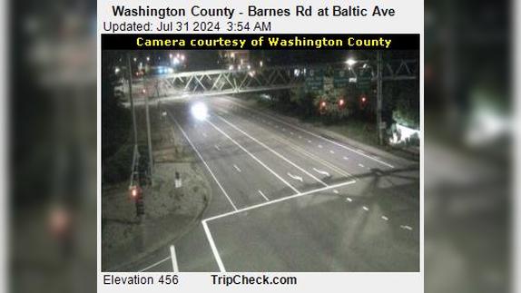 Traffic Cam Durham: Washington County - Barnes Rd at Baltic Ave
