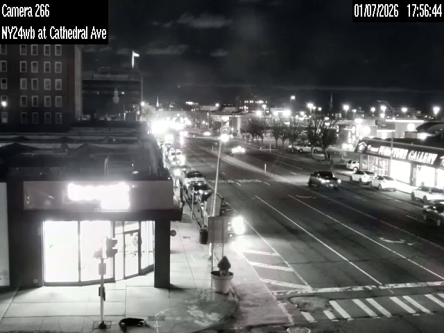 Traffic Cam Hempstead › West: NY 24 Westbound at Cathedral Ave