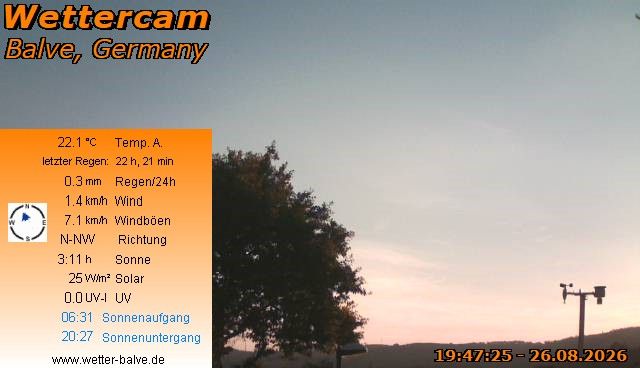 Traffic Cam Balve › West: Balver Wald