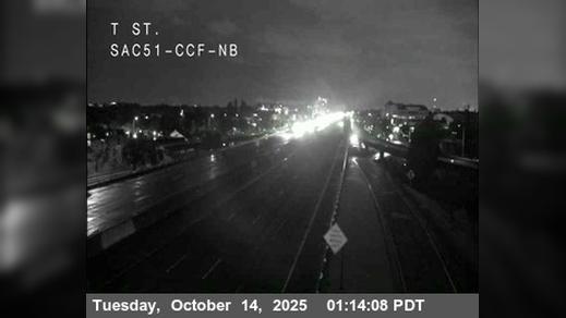 Traffic Cam Sacramento › North: Hwy 51 at T St