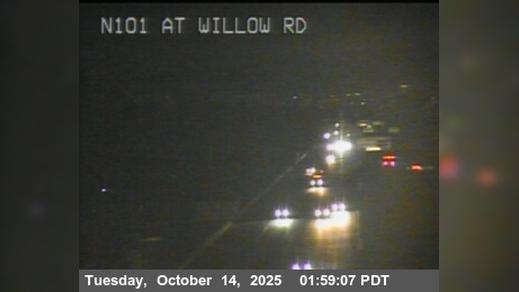 Traffic Cam East Palo Alto › North: TV438 -- US-101 : N101 at Willow Rd