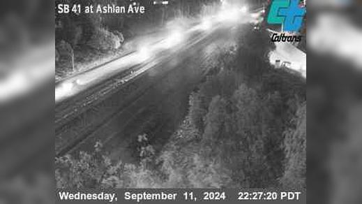 Traffic Cam Fresno › South: FRE-41-AT ASHLAN AVE