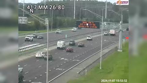 Traffic Cam Orlando: SR-417 S of Lee Vista Blvd