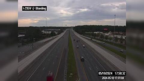 Traffic Cam Jacksonville: I-295 W at Blanding Blvd
