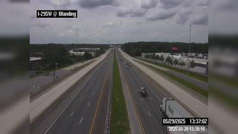 Traffic Cam Jacksonville: I-295 W at Blanding Blvd