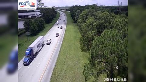 Traffic Cam Port St. Lucie: I-95 MP 125.0 Northbound