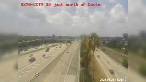 Traffic Cam Fort Lauderdale: I-95 N of Davie Blvd