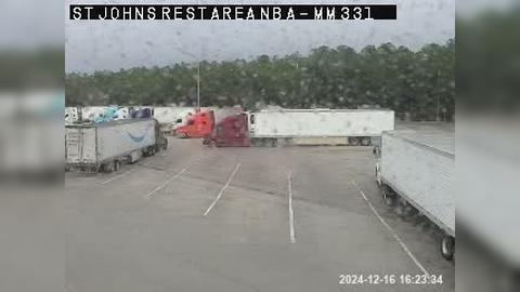 Traffic Cam Clarksville: TPAS-20321: I-95 NB St Johns N Rest Area A