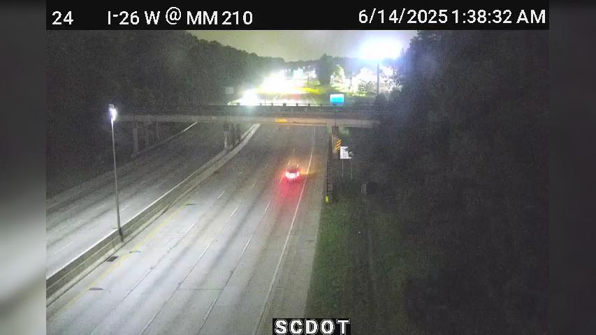 Traffic Cam North Charleston: I-26 W @ MM 210 (Eagle Drive)