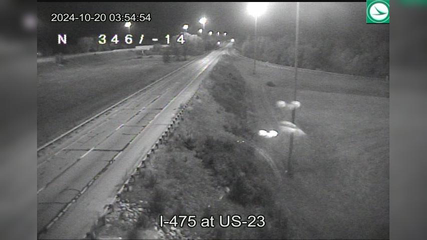 Traffic Cam Central Avenue Park: I-475 at US-23 Split