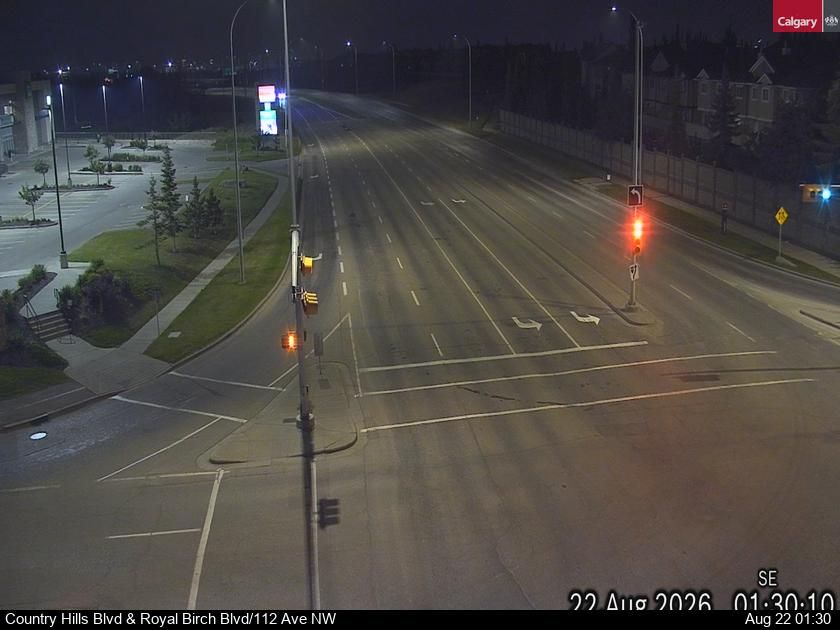 Traffic Cam Royal Vista: Country Hills Blvd - Royal Birch Blvd NW