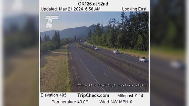 Traffic Cam Thurston: OR126 at 52nd