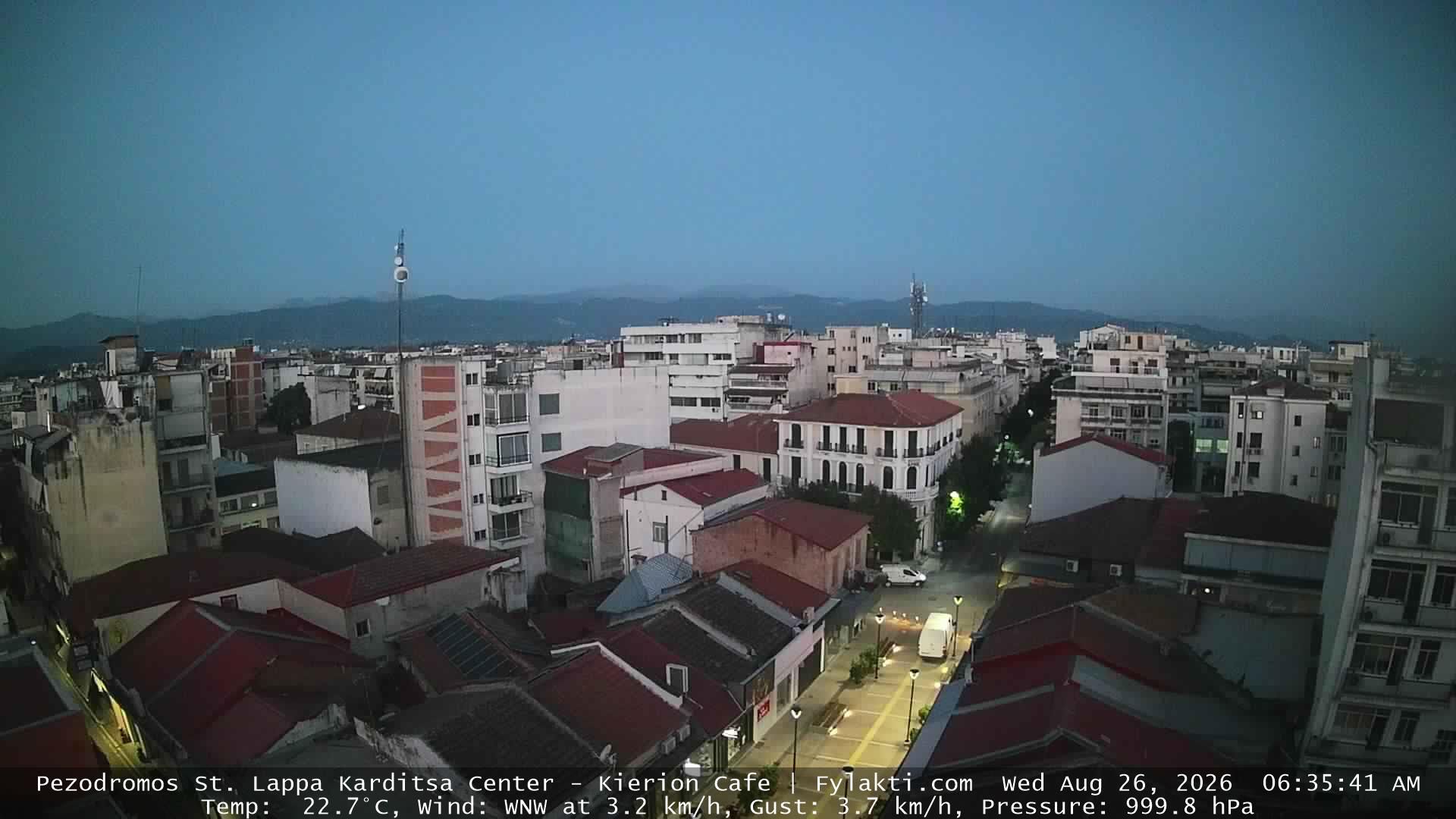 Traffic Cam Karditsa › West: Stergiou Lappa - Karditsa Municipality