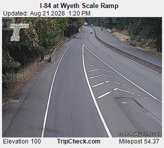 Traffic Cam Cook: I-84 at Wyeth Scale Ramp