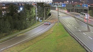 Traffic Cam Olskroken: Tingstadstunneln Södra bom E45