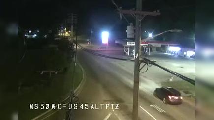 Traffic Cam West Point: US Alt 45 at Main St (MS)