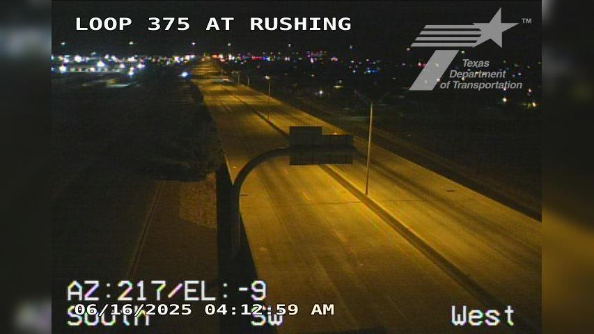 Traffic Cam El Paso › West: LP-375 @ Rushing