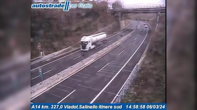 Preview delle webcam di Mosciano Sant'Angelo: A14 km. 327,0 Viadot.Salinello itinere sud