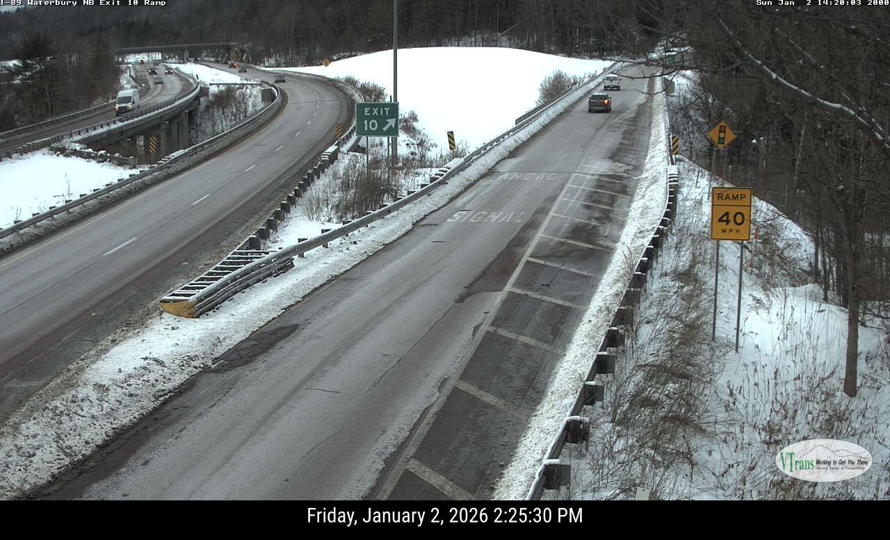 Waterbury 189 Exit 10 North Traffic Cam United States