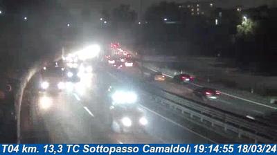 Preview delle webcam di Municipalita 5: T04 km. 13,3 TC Sottopasso Camaldolilli Est