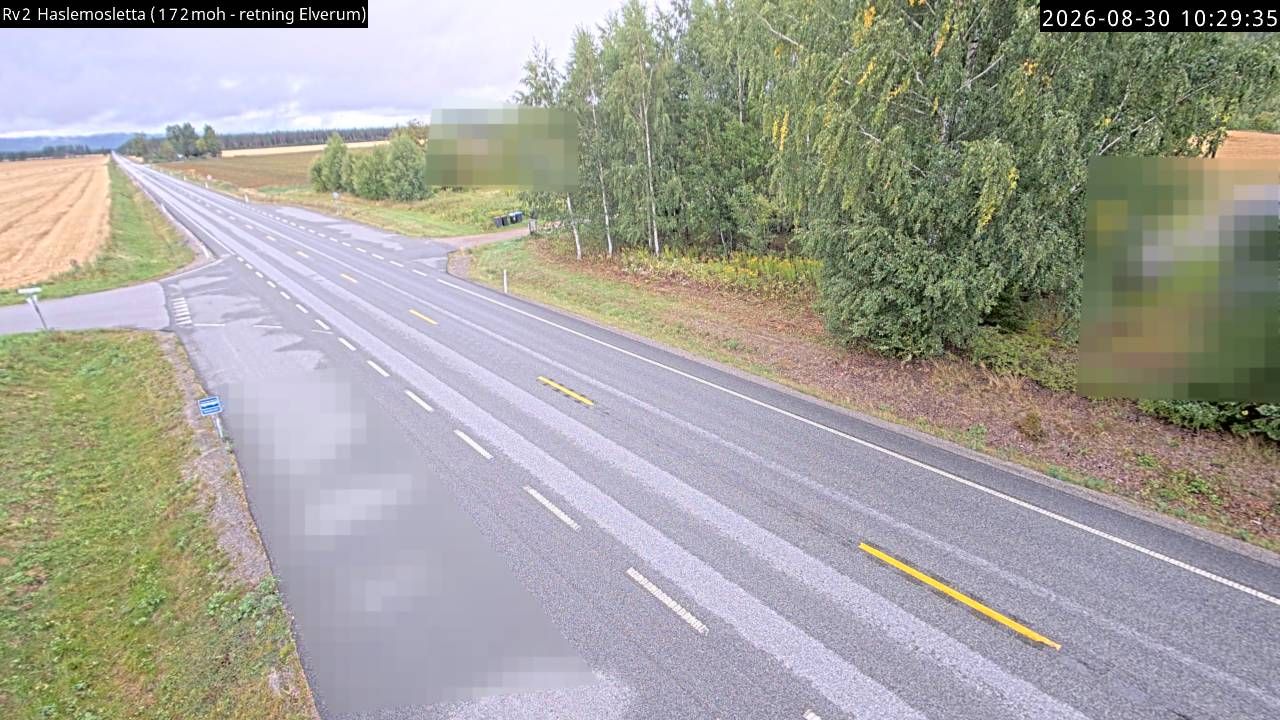 Traffic Cam Flisa: R2 Haslemosletta (Elverum)