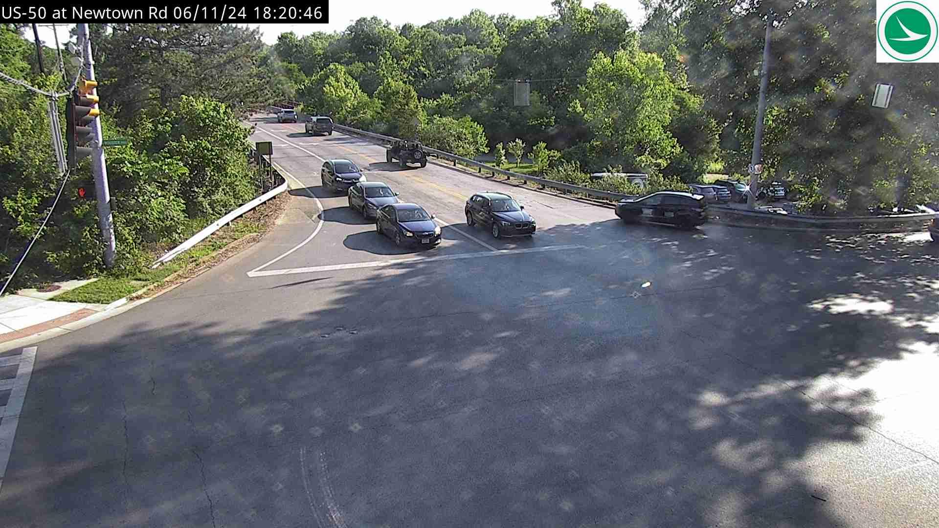Traffic Cam Plainville: US-50 at Newtown Rd