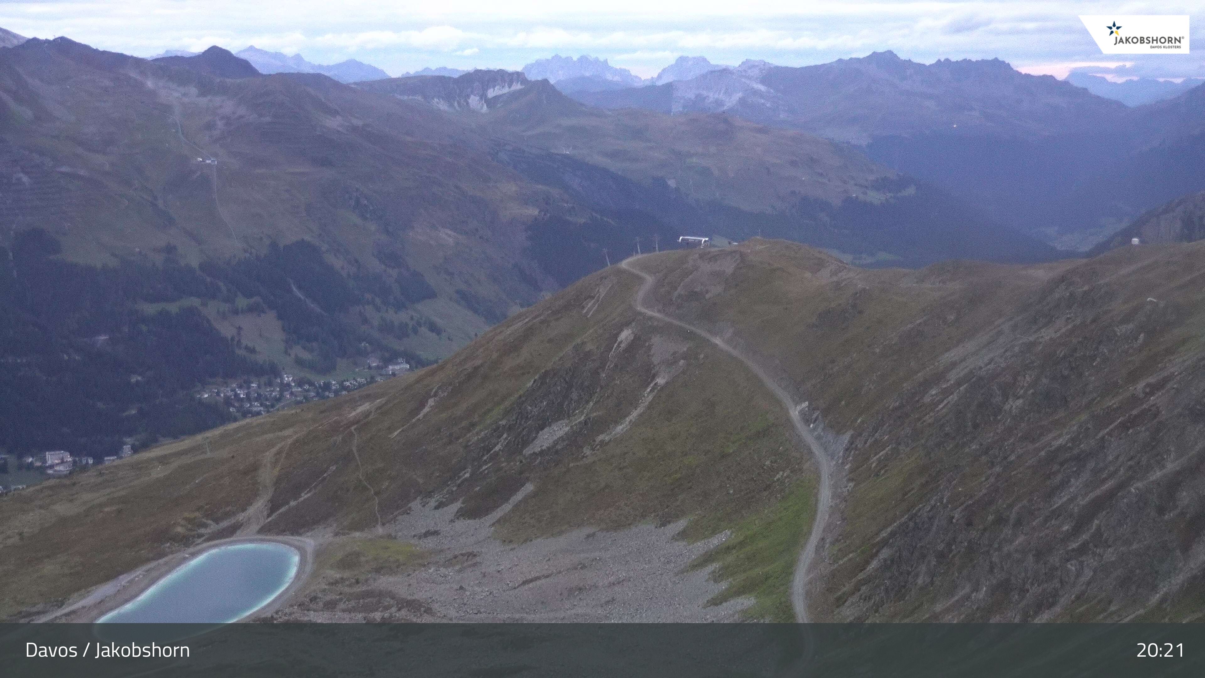 Davos: Platz - Jakobshorn, Blick Brämabüel
