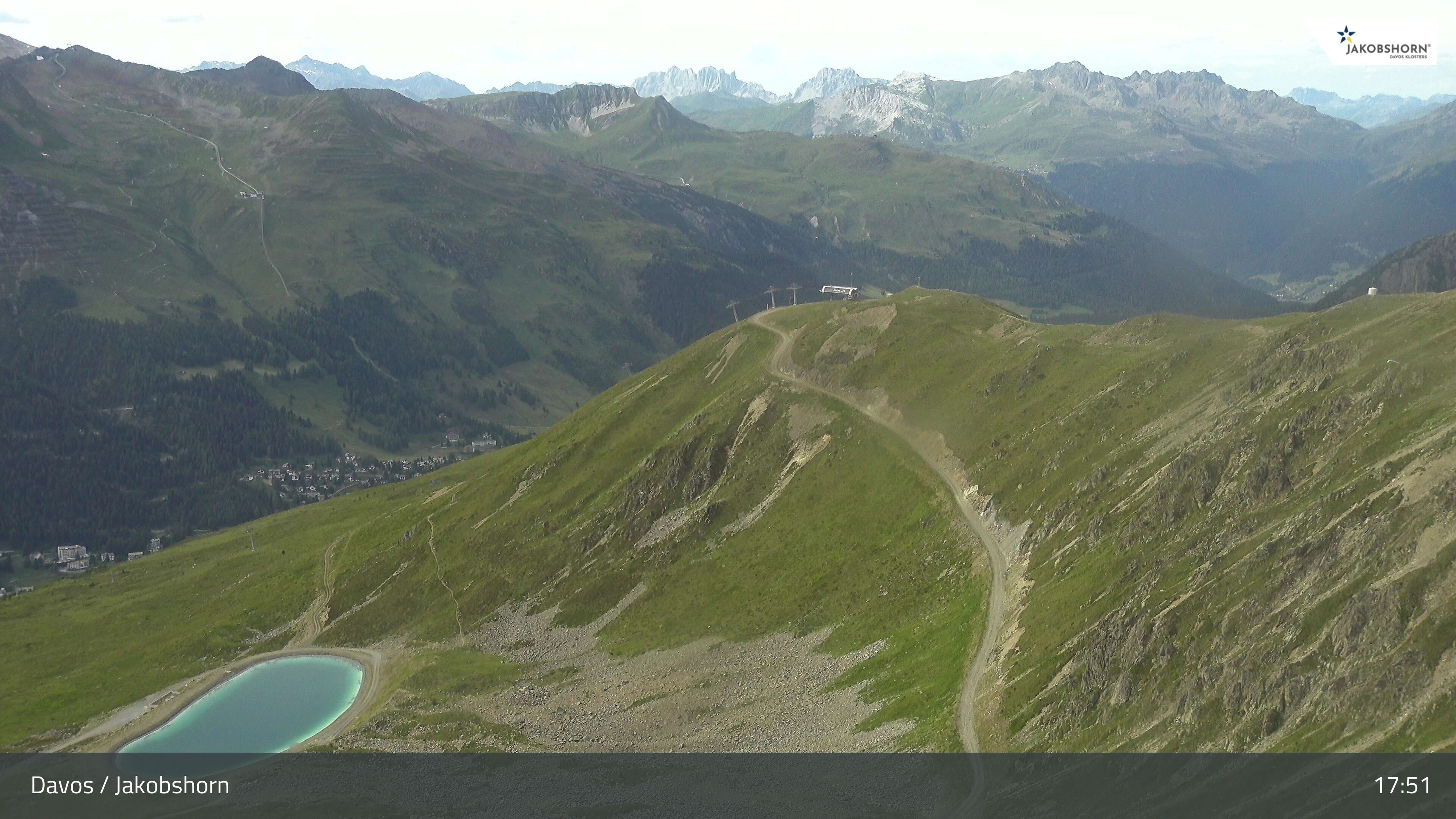 Davos: Platz - Jakobshorn, Blick Brämabüel