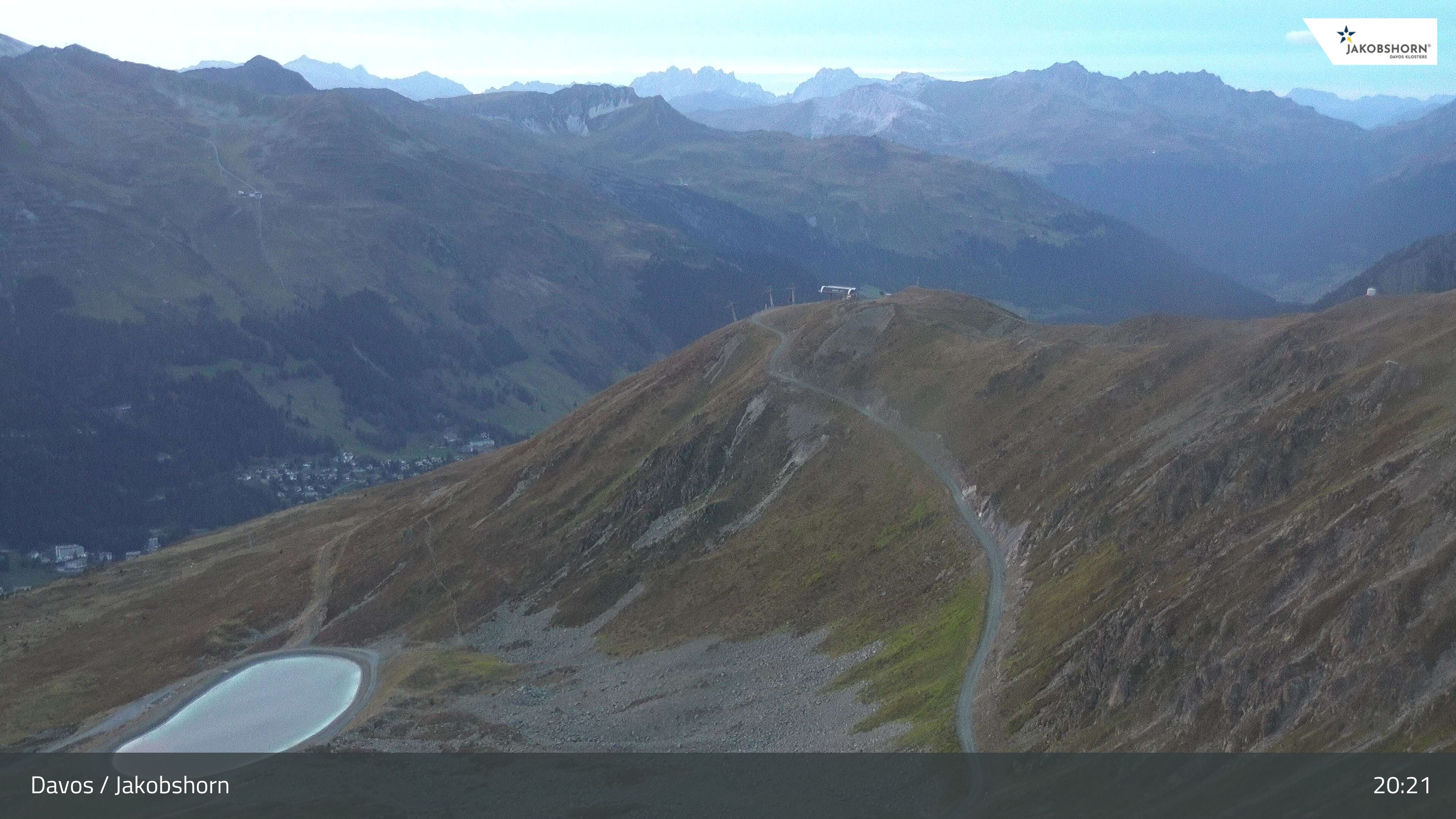 Davos: Platz - Jakobshorn, Blick Brämabüel