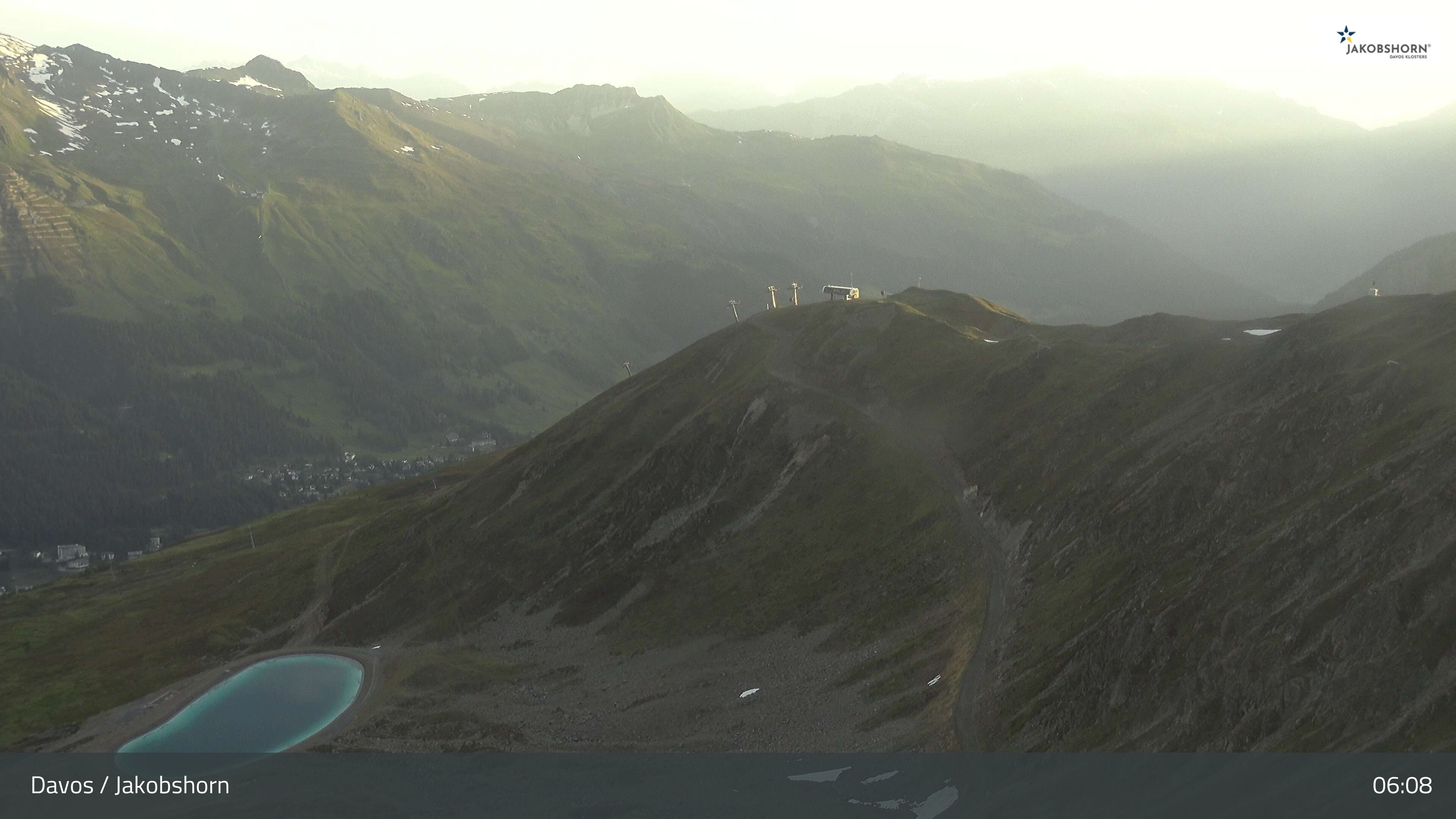 Davos: Platz - Jakobshorn, Blick Brämabüel