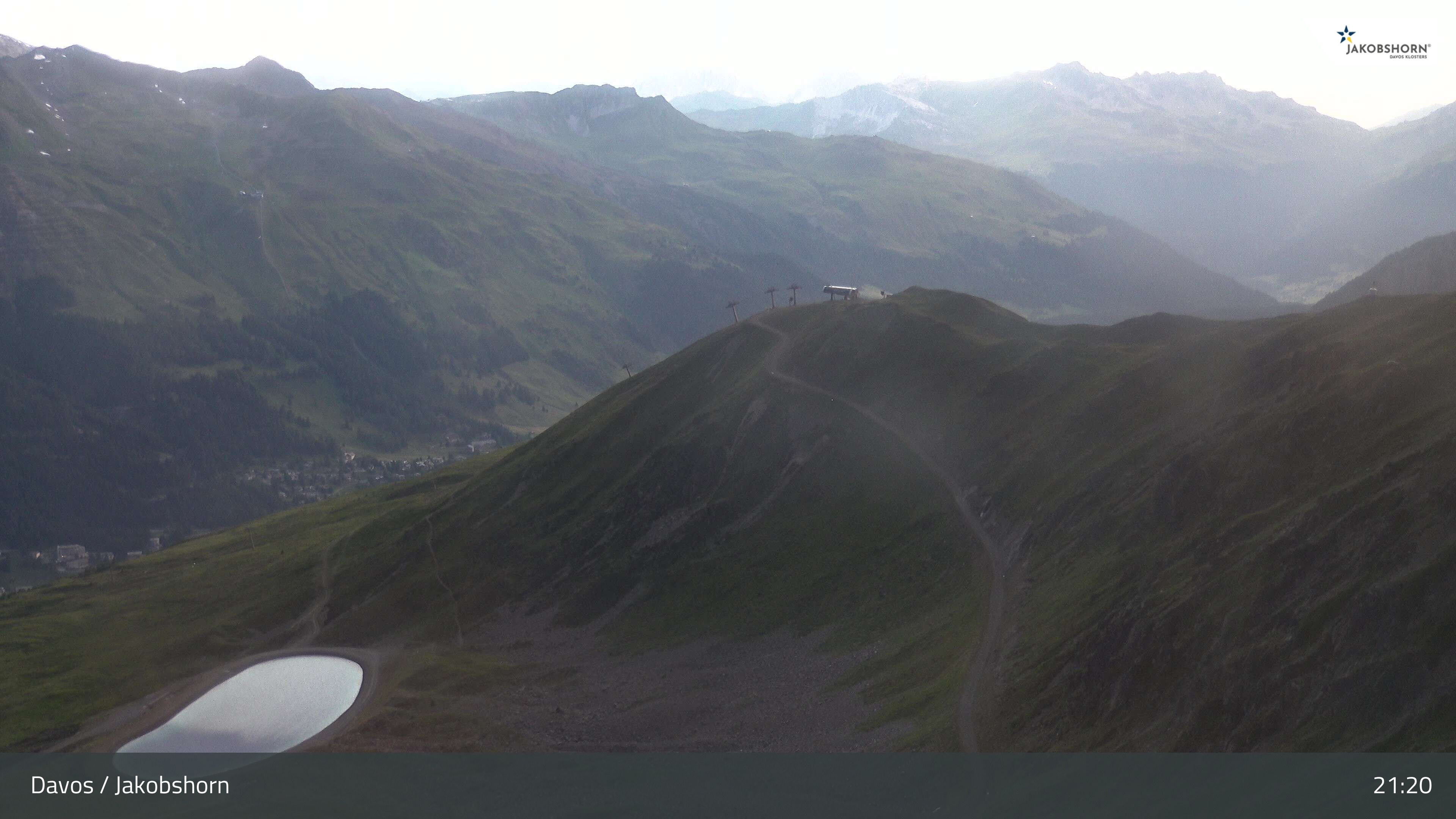 Davos: Platz - Jakobshorn, Blick Brämabüel