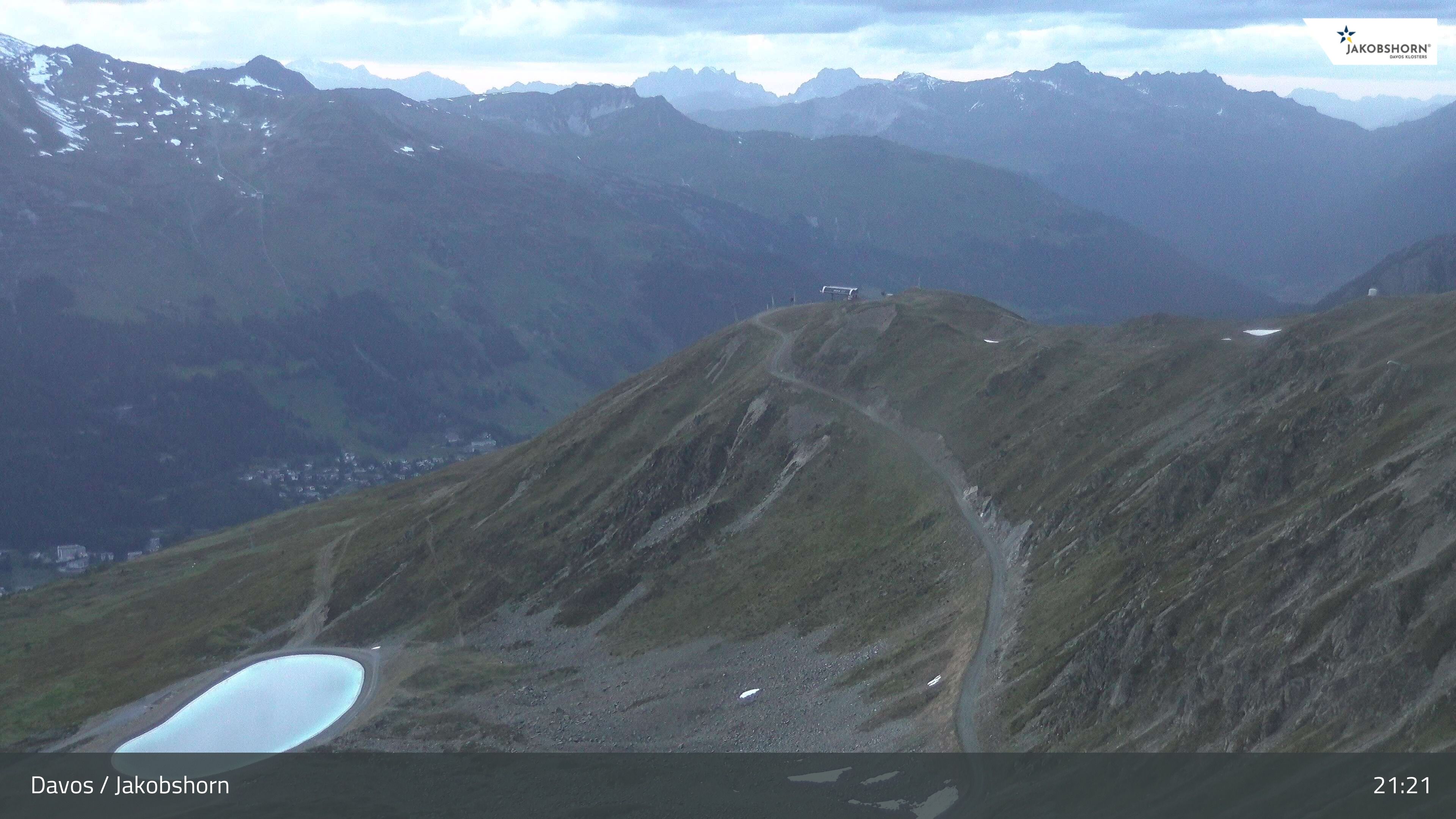 Davos: Platz - Jakobshorn, Blick Brämabüel