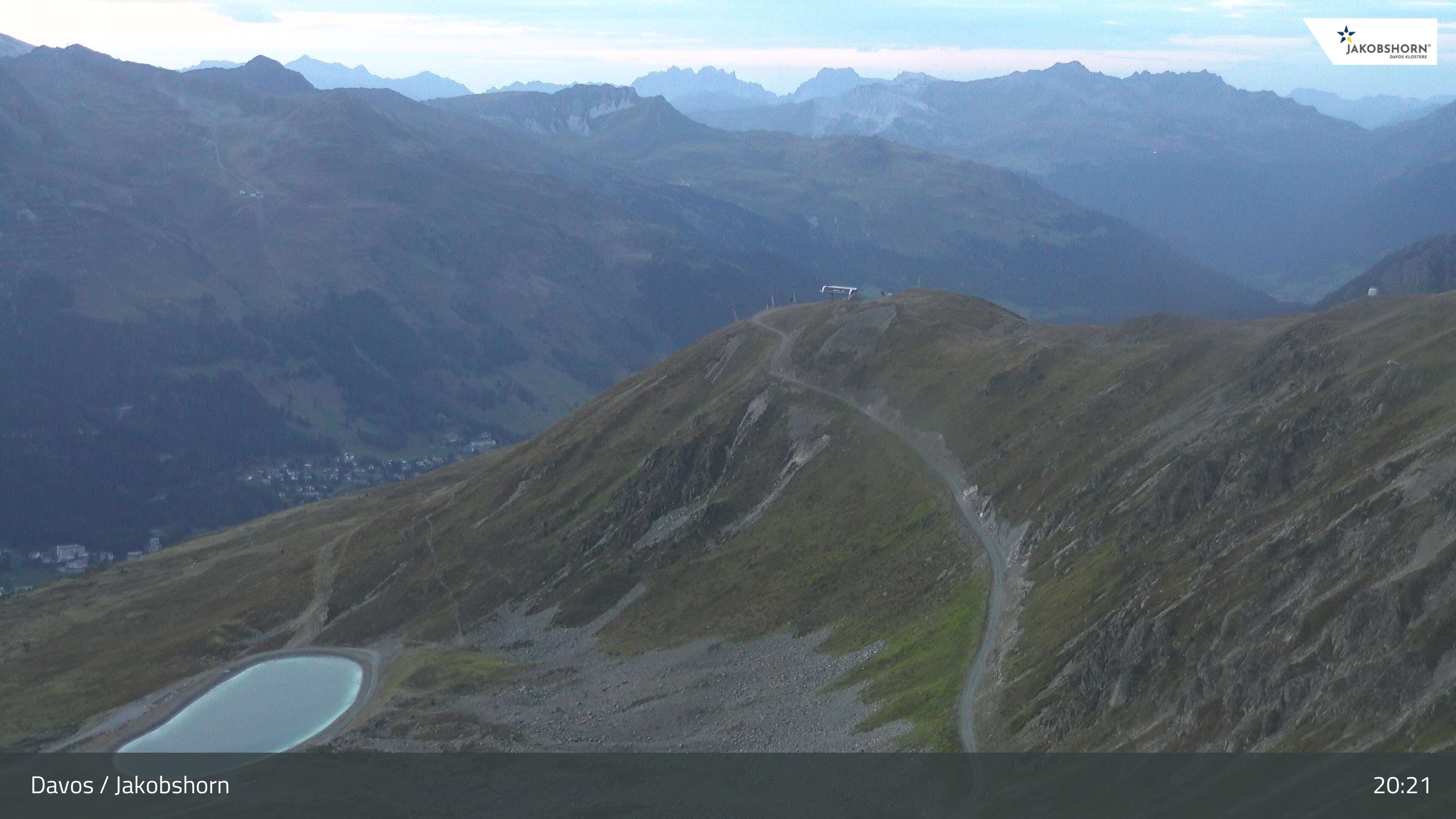 Davos: Platz - Jakobshorn, Blick Brämabüel