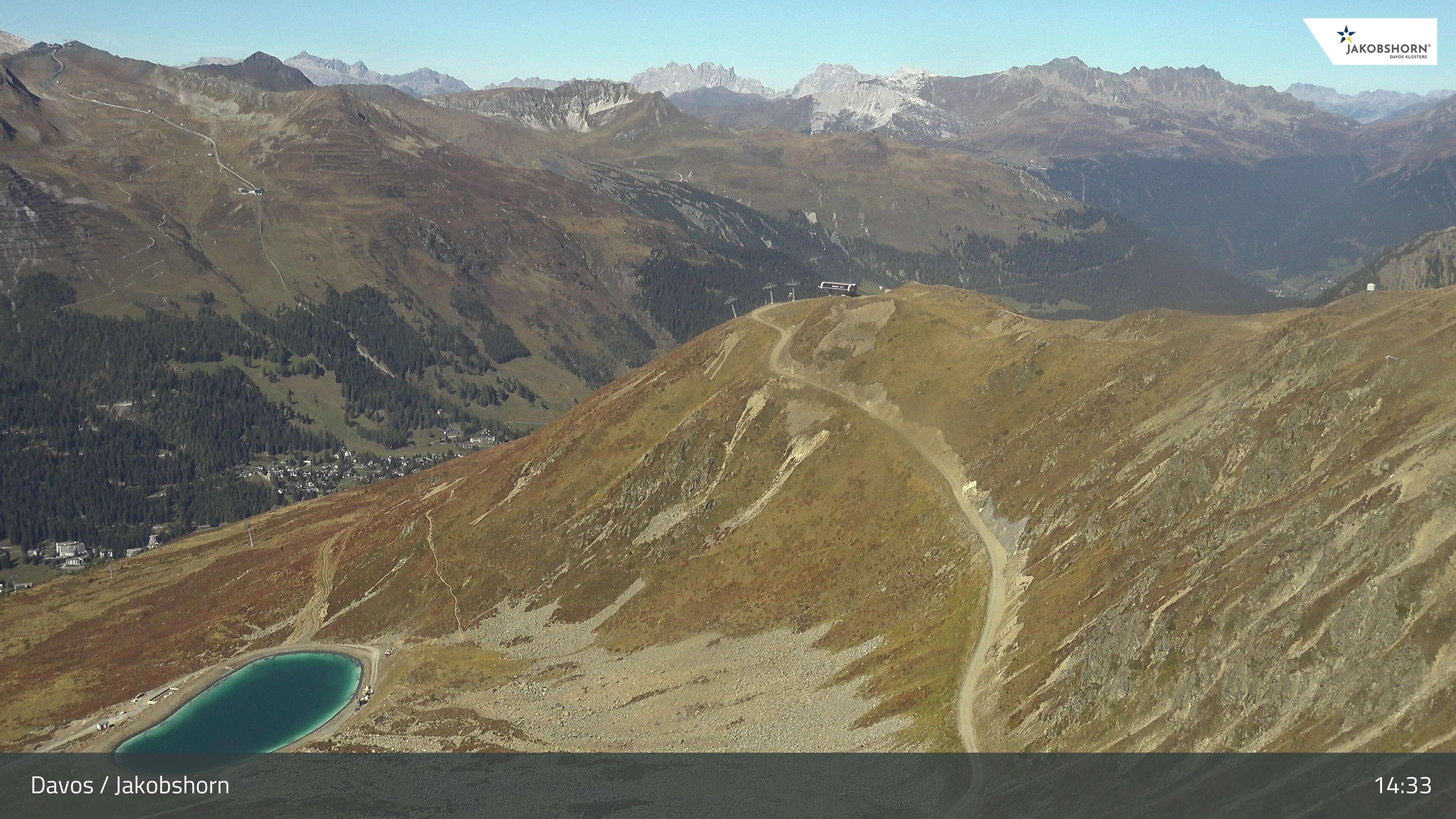 Davos: Platz - Jakobshorn, Blick Brämabüel