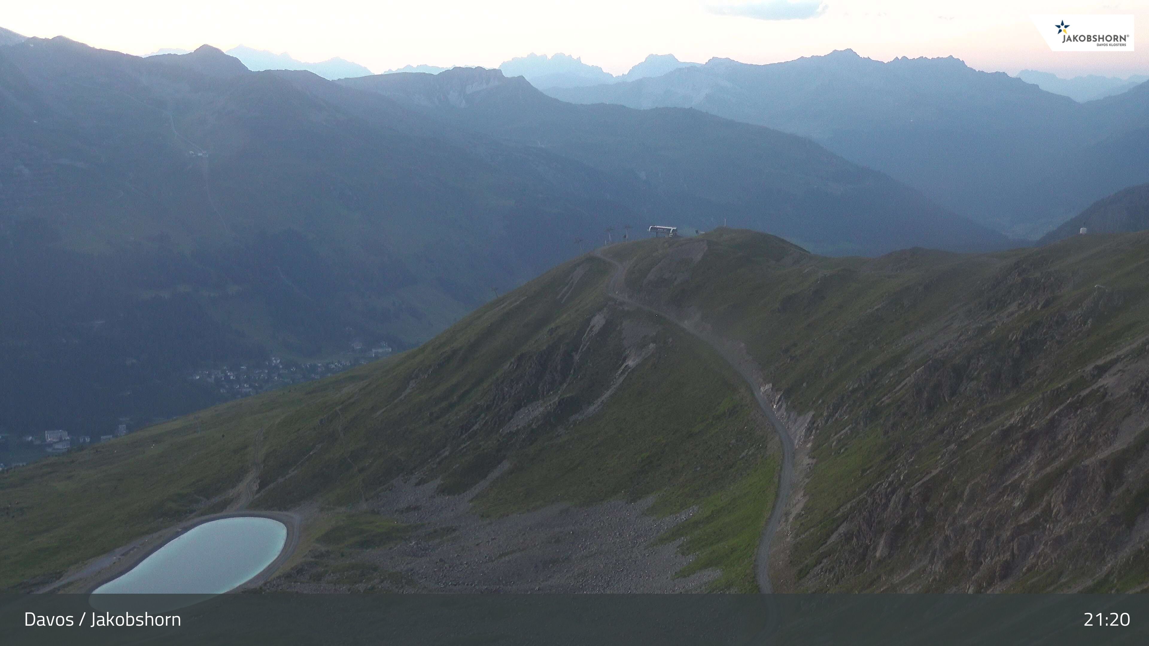 Davos: Platz - Jakobshorn, Blick Brämabüel