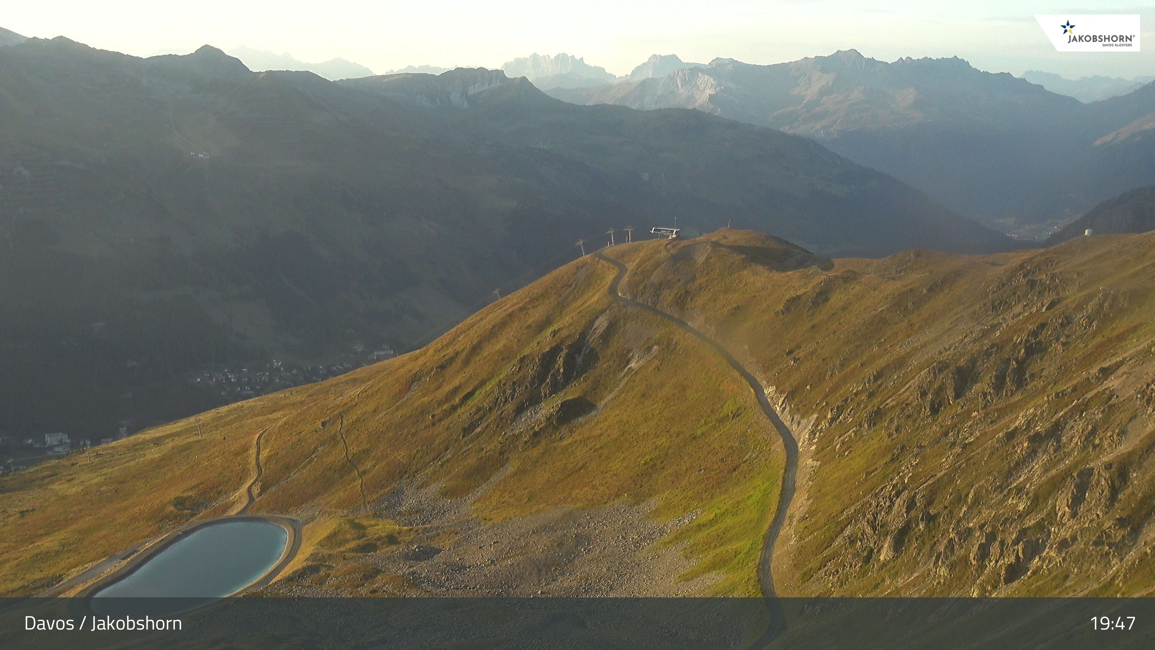 Davos: Platz - Jakobshorn, Blick Brämabüel