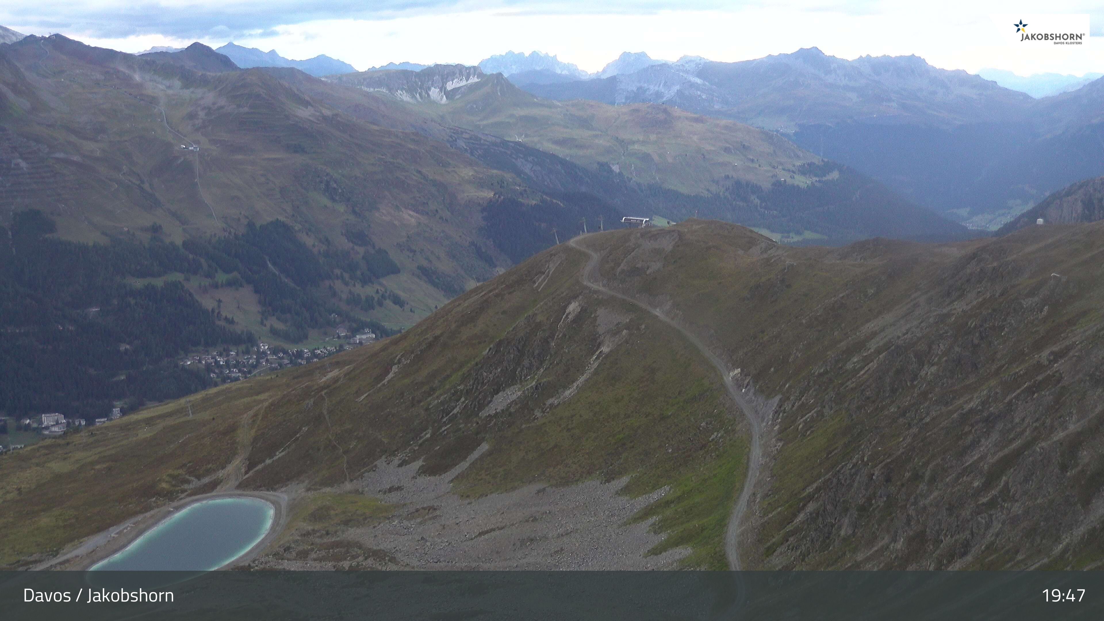 Davos: Platz - Jakobshorn, Blick Brämabüel