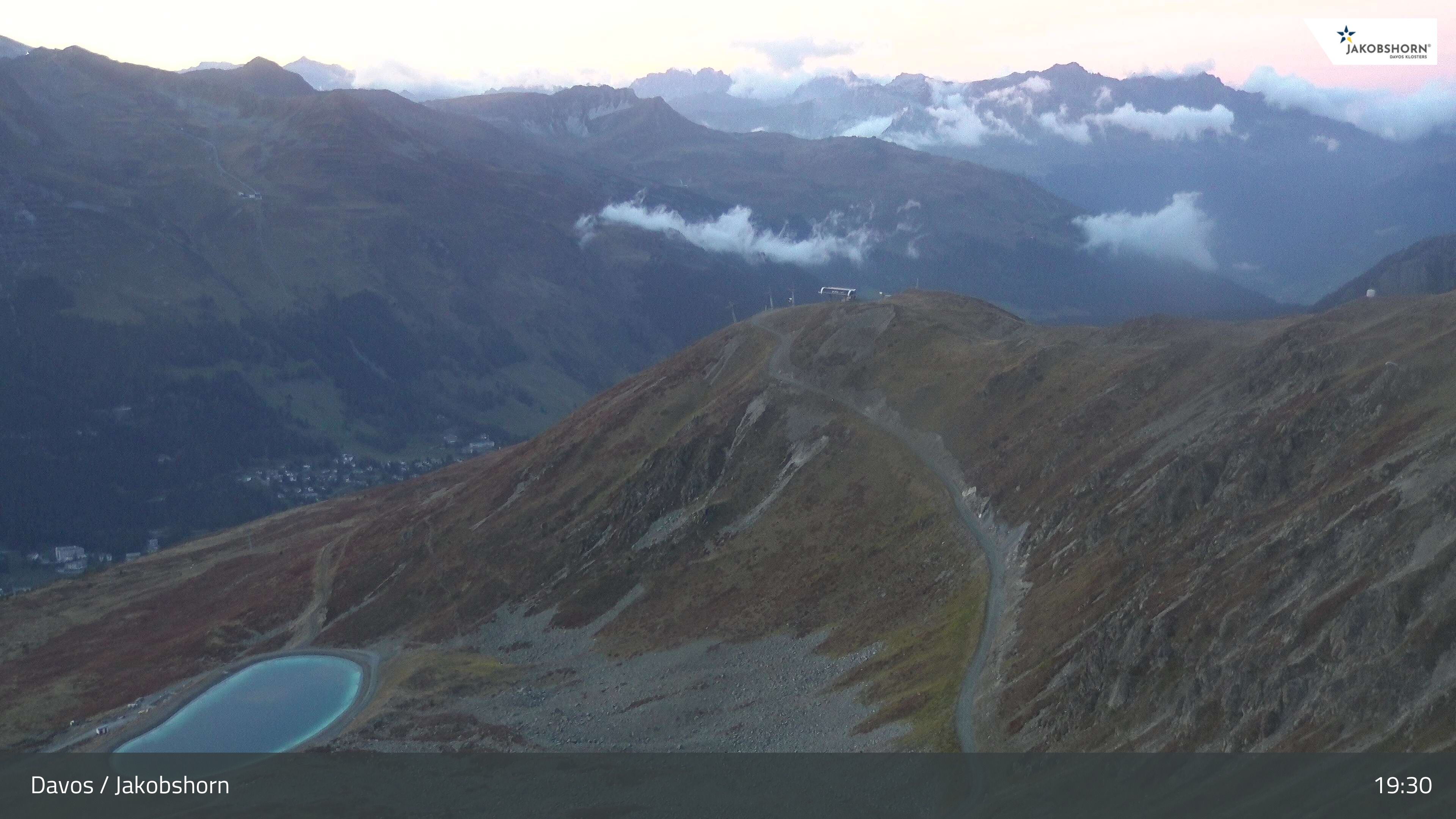 Davos: Platz - Jakobshorn, Blick Brämabüel