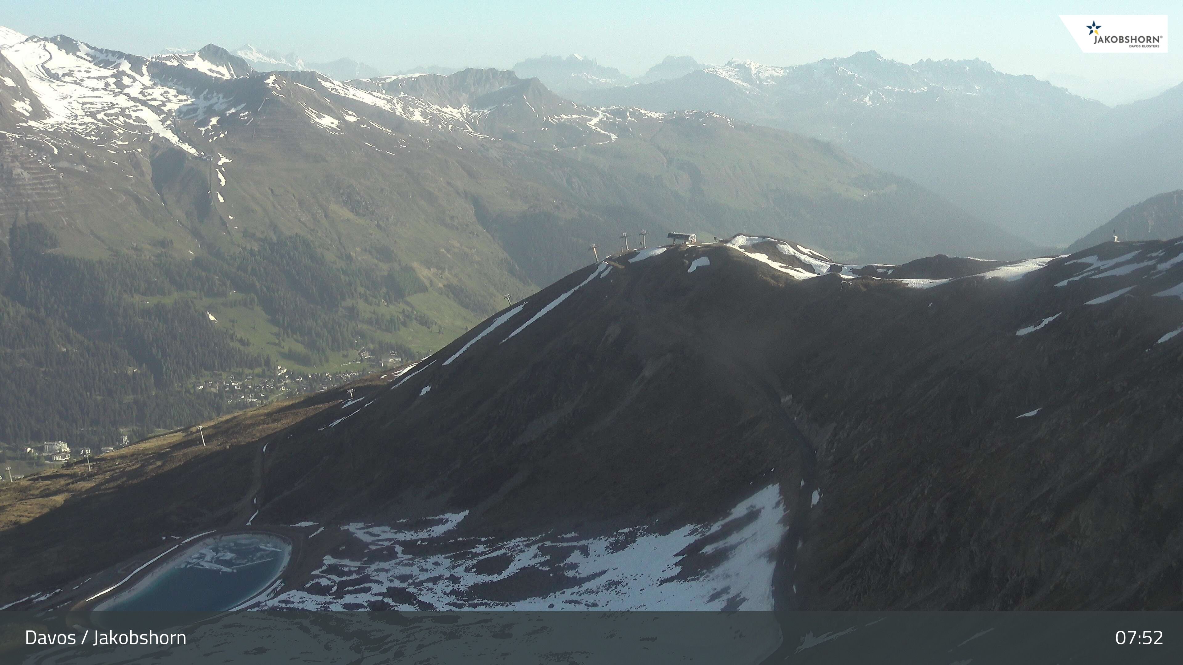 Davos: Platz - Jakobshorn, Blick Brämabüel