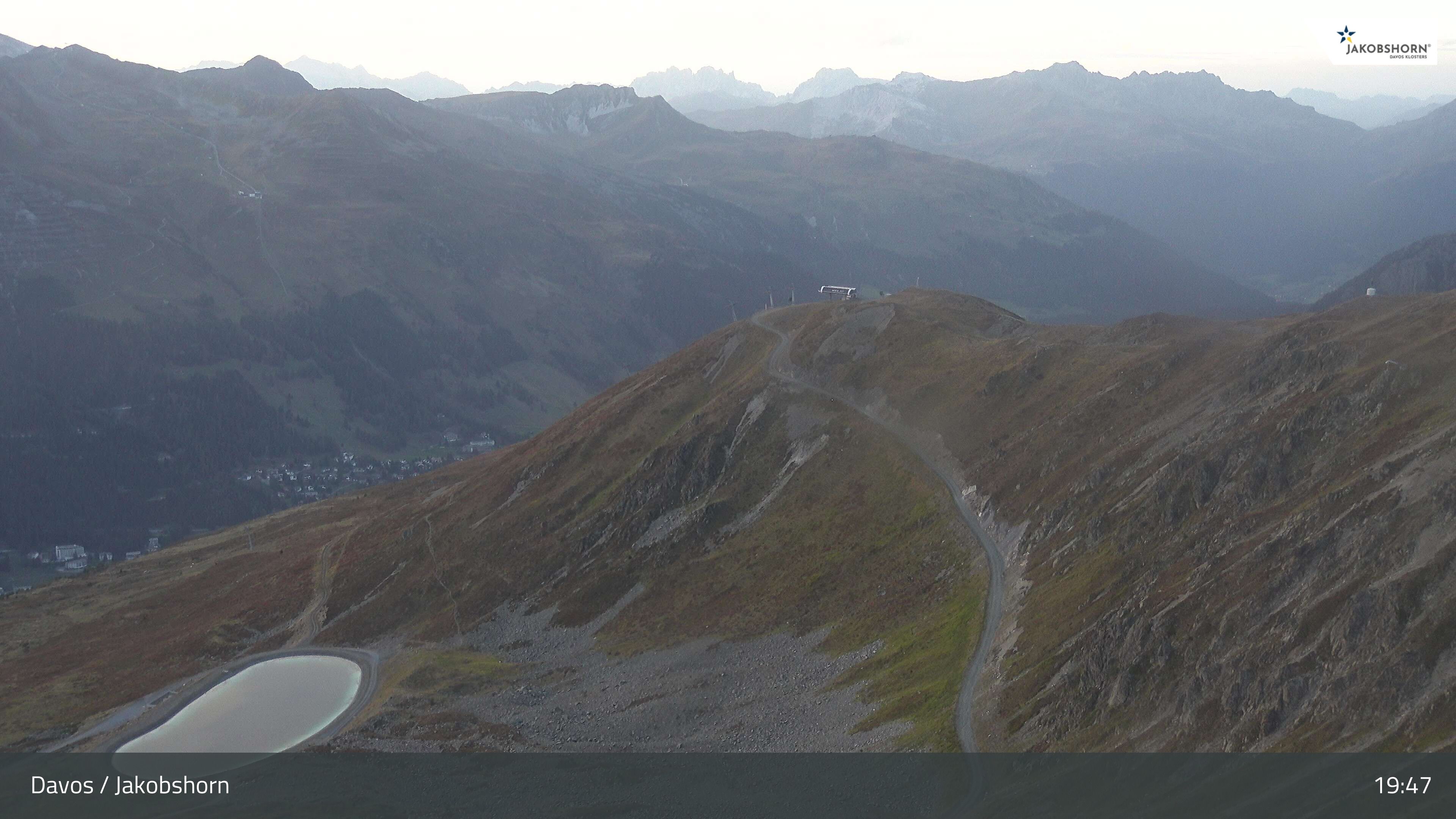 Davos: Platz - Jakobshorn, Blick Brämabüel